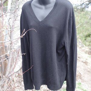 Men's Black 100% Merino Wool By Banana Republic